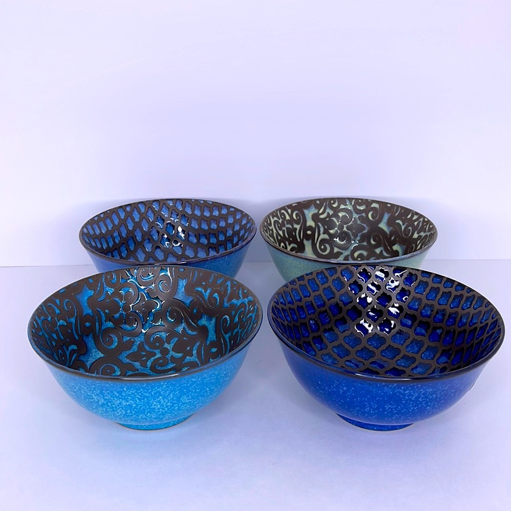 Ooh La La by BIA Stoneware Albin 6" Bowls (Set of 4)
